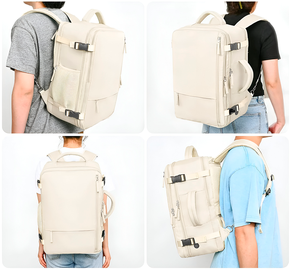 Mochila | Miratravel - Impermeável com Alça Lateral de Viagem com Usb + Brinde 2 Necessaires