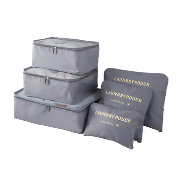 Kit 6 Organizadores de Bagagens | EasyTravel - Para Viagem